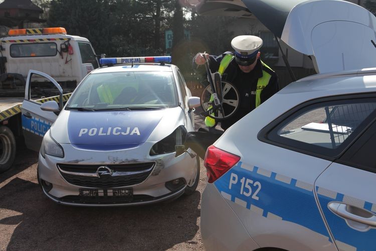 Zderzenie radiowozu z fordem w Radlinie. Policjant nie zachował ostrożności, Adam Gottscholl
